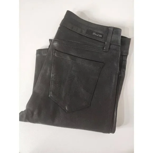 Level 99 Women Forever Black Denim Pants High Rise Skinny Jeans size 28/6 - Picture 8 of 10